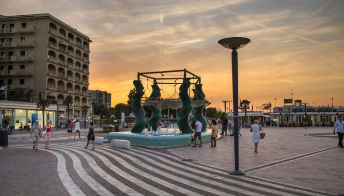Piazzale Roma a Riccione